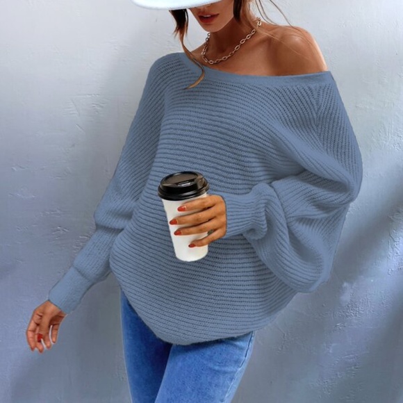 Cozy Green Open Back Knit Sweater Top Minimalist - Picture 13 of 13